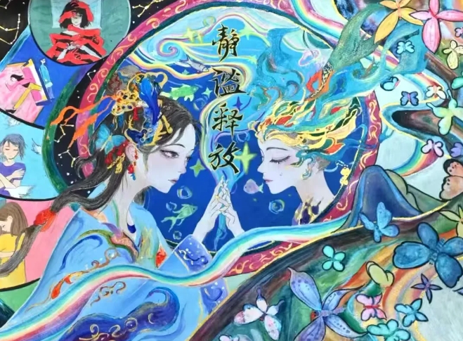 海南职业外语旅游学校（桂林洋校区）的学生